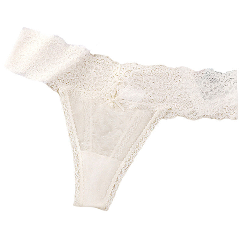 Sexy Low Rise Lace Underwear for Women, Plus Size, Breathable, Soft Cotton Gusset, Comfortable Triangle Panties