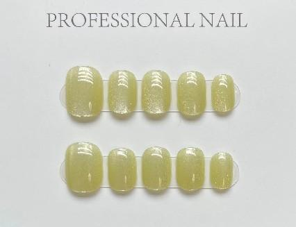 Monochrome Handcrafted Press-On Nail