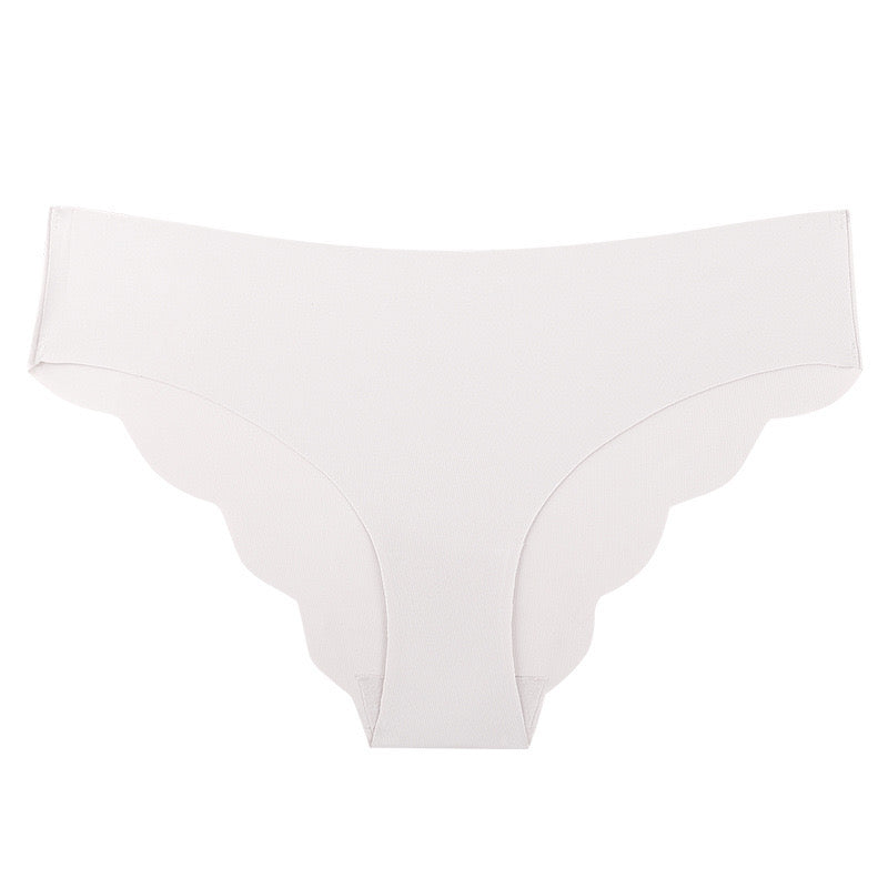 Seamless Low Waist Women’s Underwear, Breathable Ice Silk Material, Half-Covered Hip, Triangle Shaped