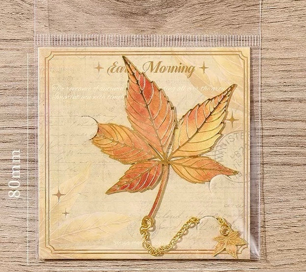 Handmade Maple Leaf Bookmark