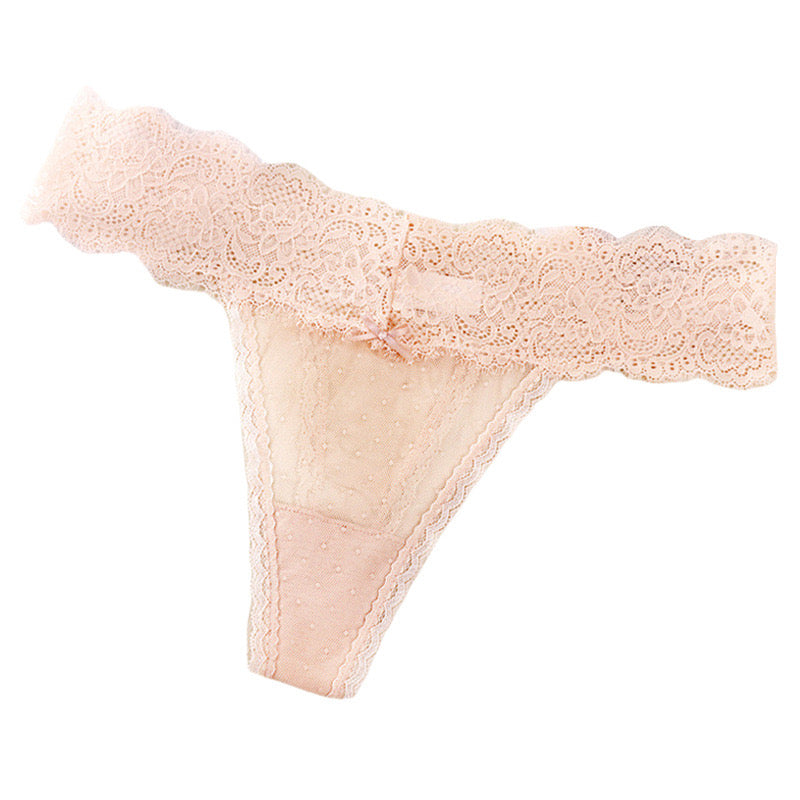 Sexy Low Rise Lace Underwear for Women, Plus Size, Breathable, Soft Cotton Gusset, Comfortable Triangle Panties