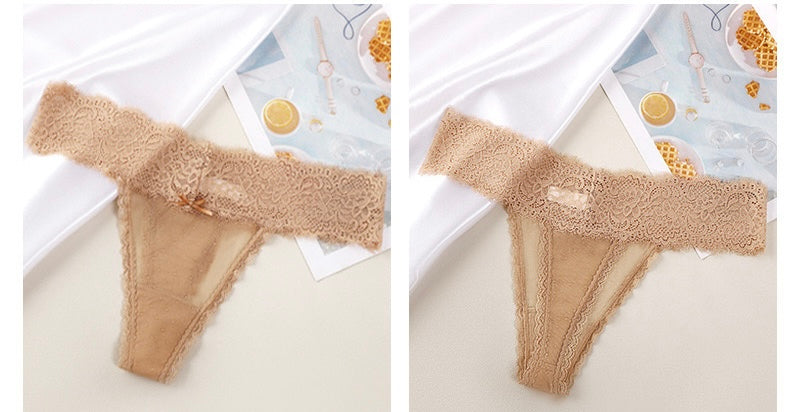 Sexy Low Rise Lace Underwear for Women, Plus Size, Breathable, Soft Cotton Gusset, Comfortable Triangle Panties