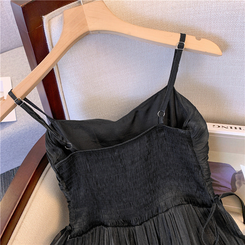 Summer Solid Color Camisole Long Dress(2 colors optional)
