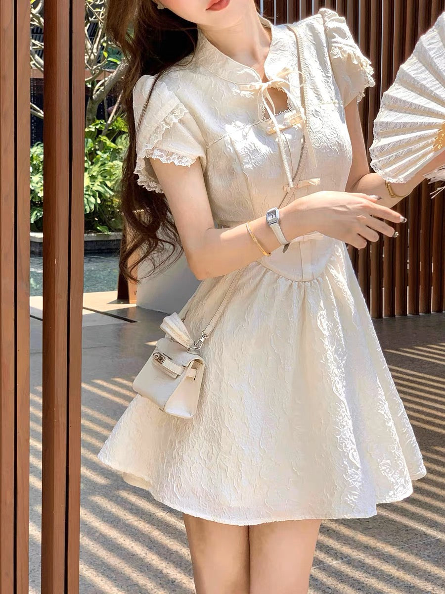 New Chinese Jacquard Dress