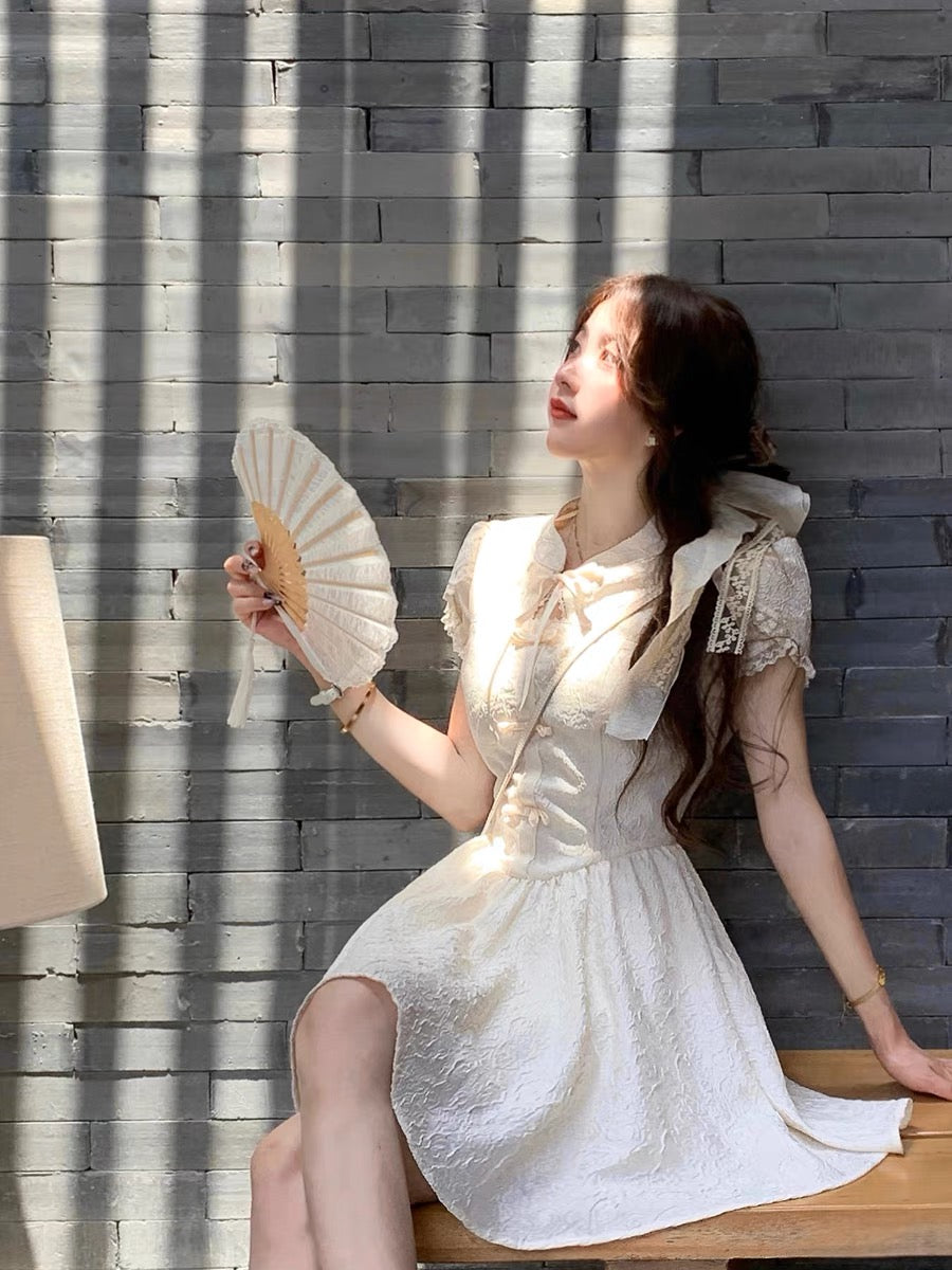 New Chinese Jacquard Dress