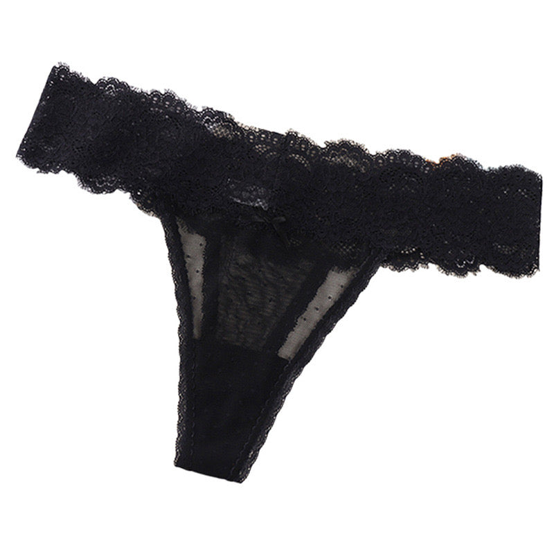 Sexy Low Rise Lace Underwear for Women, Plus Size, Breathable, Soft Cotton Gusset, Comfortable Triangle Panties