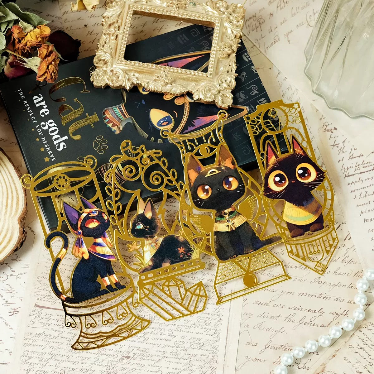 Mystic Black Cat Bookmark