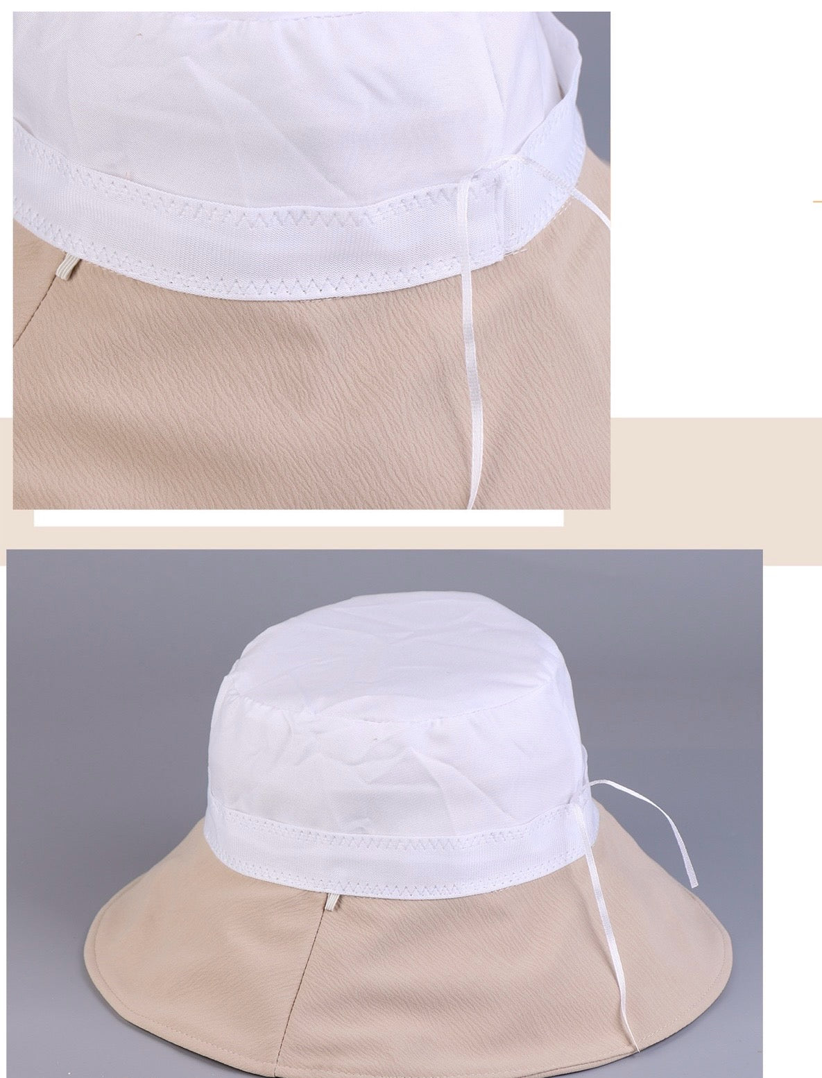 Summer Wide Brim Bucket Hat for Women – Japanese Korean Style Sun Hat | 58cm Fit, UV Protection, Casual Travel Hat