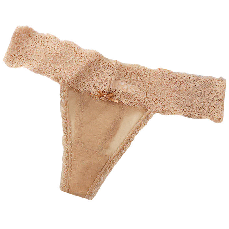 Sexy Low Rise Lace Underwear for Women, Plus Size, Breathable, Soft Cotton Gusset, Comfortable Triangle Panties